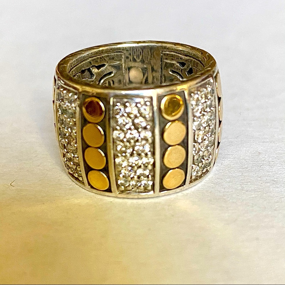 John Hardy Gold Dot Band Ring